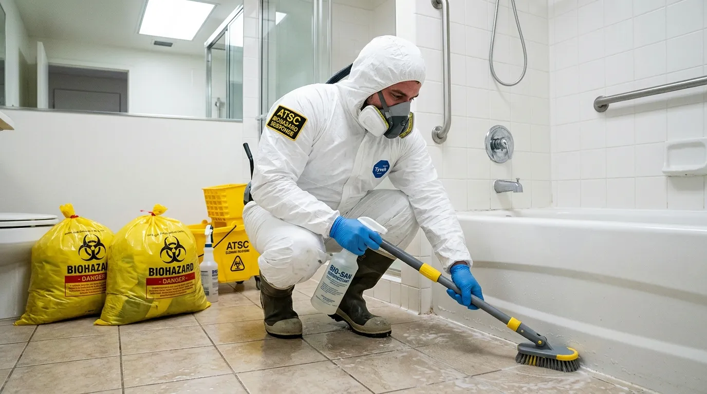 Decontamination equipment deployed for Blood Cleanup in Irmo